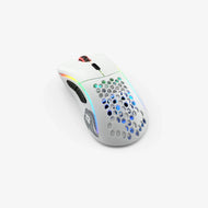 Model D Minus Wireless in Matte White back angle view