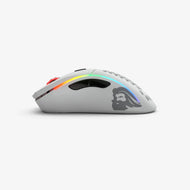Model D Minus Wireless in Matte White side view