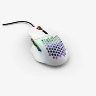 Model I Wired in Matte White back angle view