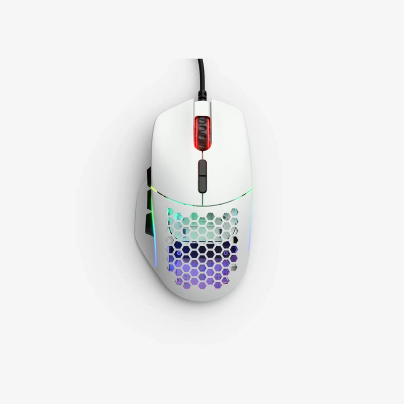 Model I Wired in Matte White top view