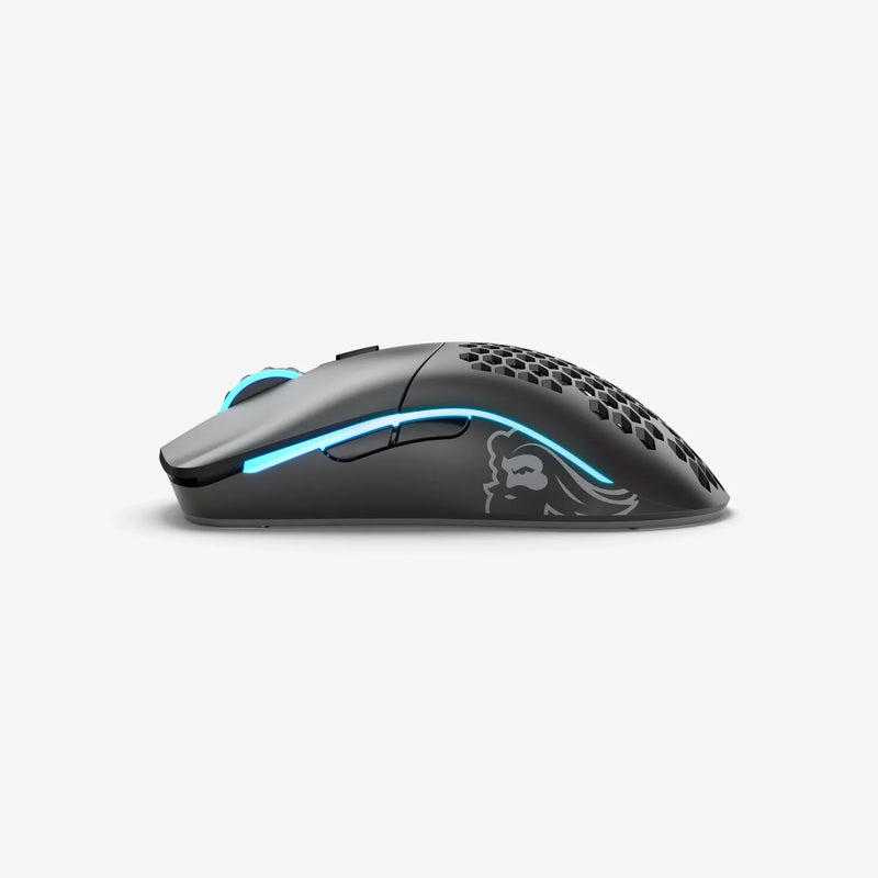Model O Minus in Matte Black side view