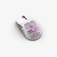 Model O Minus in Matte White back angle view