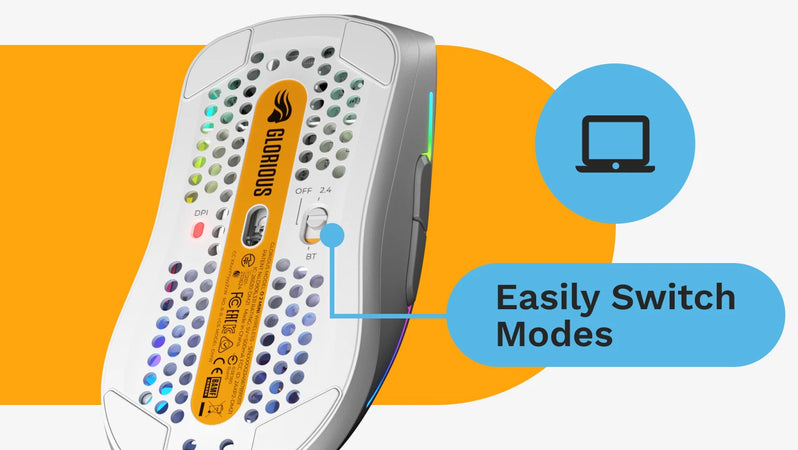 עכבר גיימינג אלחוטי Model O 2 Mini Wireless מבית Glorious