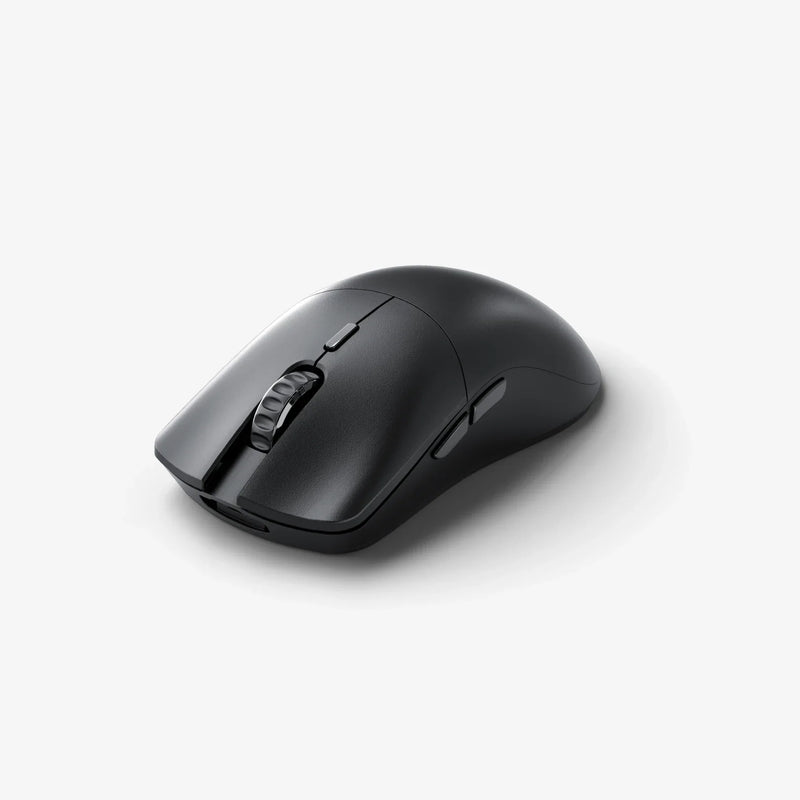 Model O 2 PRO Wireless Mouse in Black front angle view