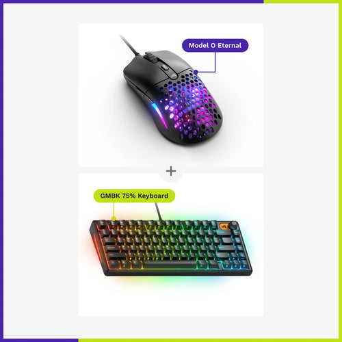 GMBK 75% Keyboard + Model O Eternal Mouse