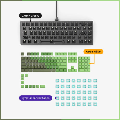 Olive GMMK 2 65% Bundle