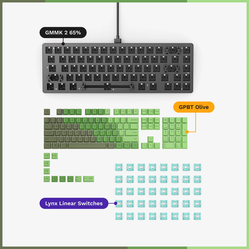 Olive GMMK 2 65% Bundle