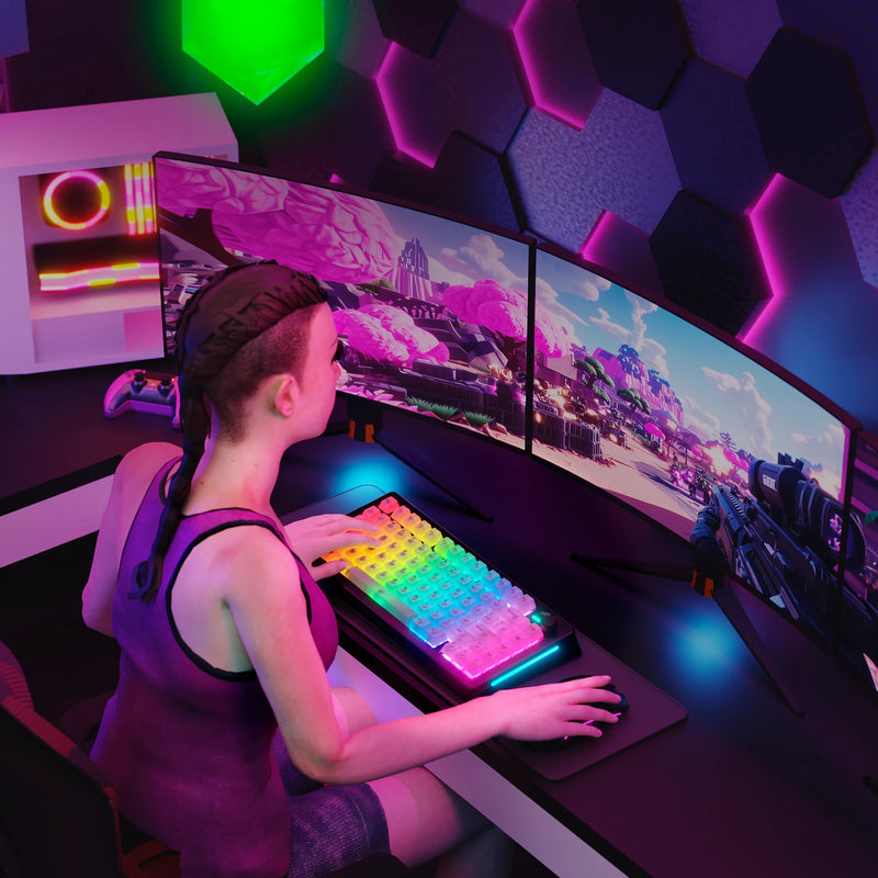 Glorious Polychroma RGB Keycaps – Vibrant RGB Keycap Set