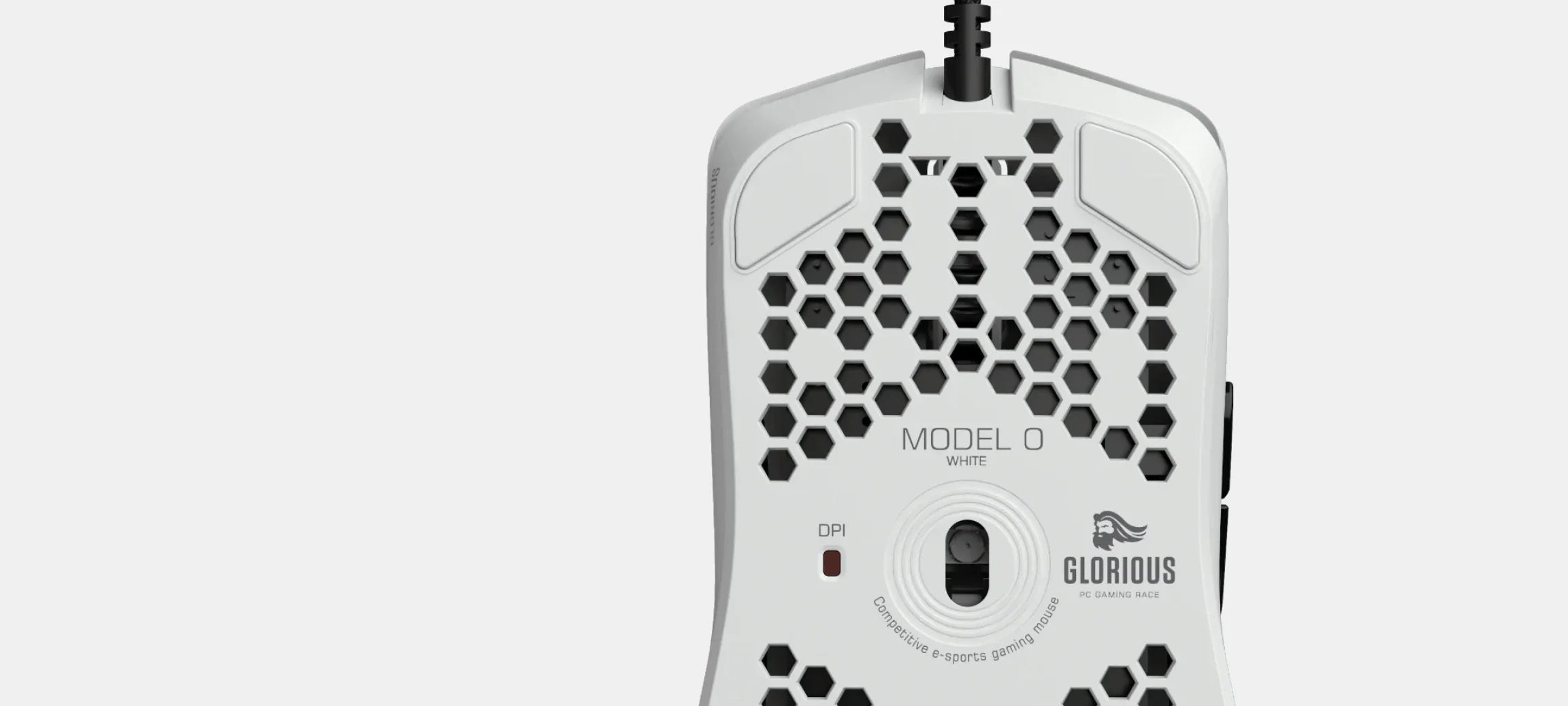 a close up of a white device