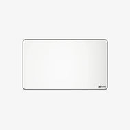 Stitched Cloth Mousepad XL Extended in White top view