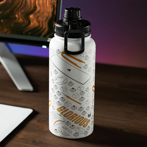 GLxA Glorious Insulated Water Bottle (1L) - White